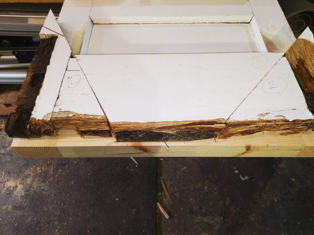 Door being repaired in Southampton